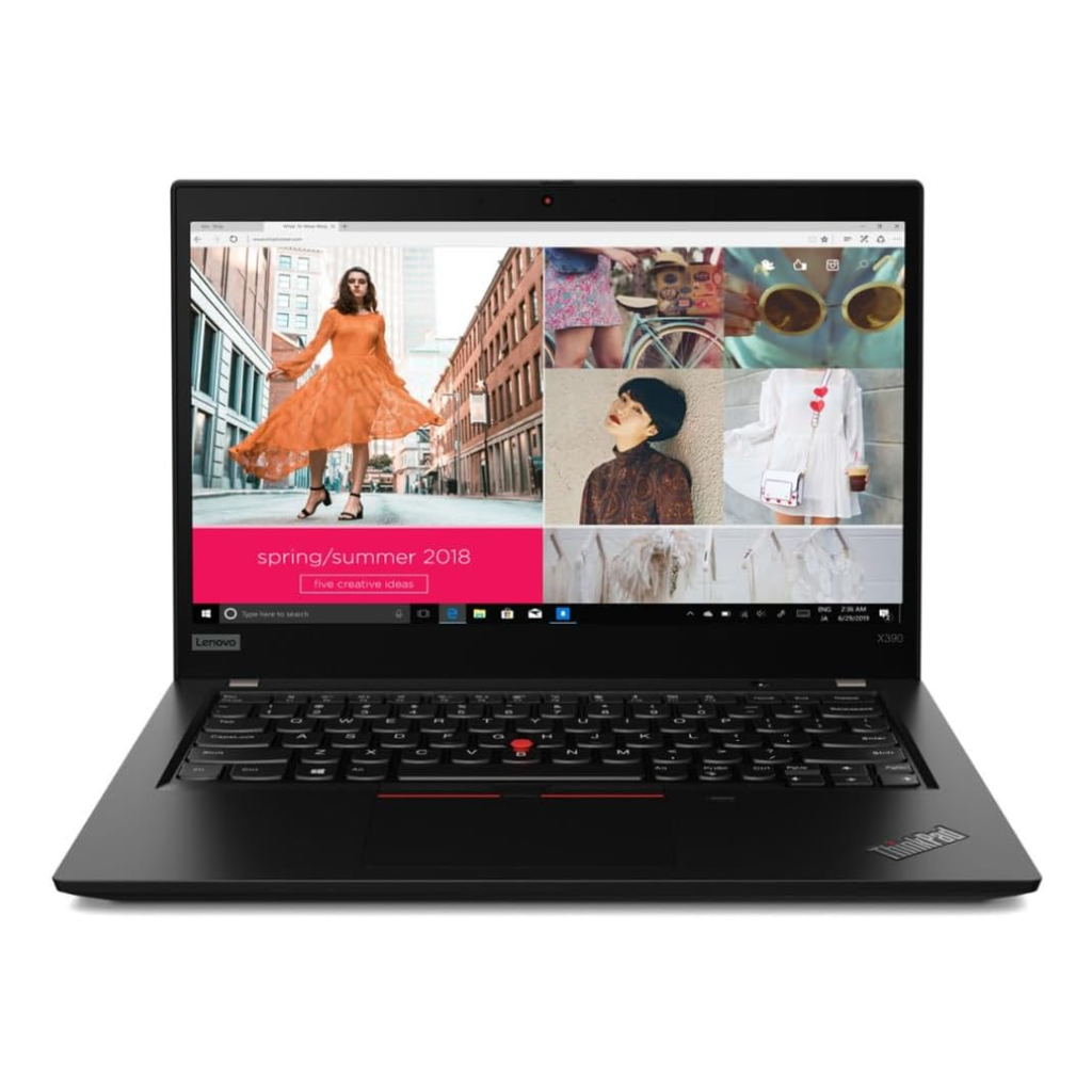 Lenovo X390 | Intel i5-8365U | 8GB RAM | SSD 512GB | 13.3" Full HD | Windows 11 Pro | Ricondizionato